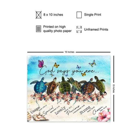 Religious Nautical Wall Art & Decor - Christian Encouragement Gifts for Women - Picture 2 of 8